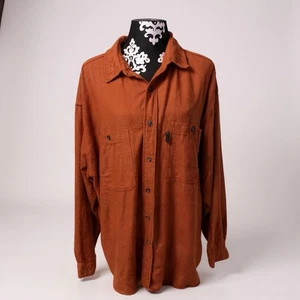 Woolrich Herren Langarmhemd rostfarben Größe 2XL - Bild 1 von 8
