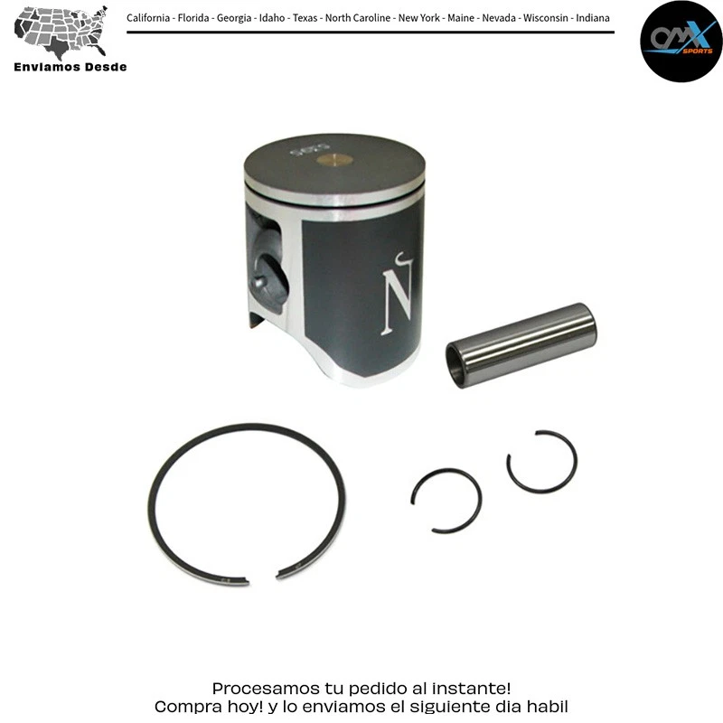 KIT PISTÓN TECHO PLANO 53.95/+0.01 8.8:1 GAS/GAS HONDA MC 125 CR125R 1992-2009 Foto 1 de 1