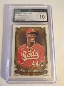 2024 Topps Allen & Ginter Elly De La Cruz RC #44 CGC 10 - Picture 1 of 2