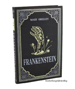 FRANKENSTEIN by Mary Shelley Soft Faux Leather Horror Classic Gift book *New* - Picture 1 of 6