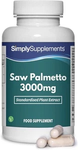 Saw Palmetto 3000mg - 180 Kapseln Prostata Vorsteherdrüse Sägepalme Hochdosiert - Bild 1 von 4