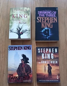 Stephen King 4 Book Lot Paperback The Dark Tower Gunslinger Finders Keepers  - Picture 1 of 8
