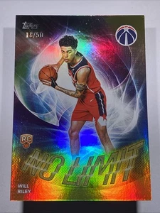 2025-26 Topps Basketball Will Riley RC #NL-21 No Limit /50  - Bild 1 von 13