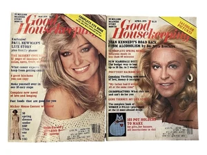 Lot of 2 Vintage Good Housekeeping Magazines 1979 Farrah Fawcett Joan Kennedy - Picture 1 of 8