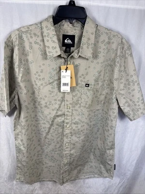 Camisa clásica de manga corta Quiksilver Cosmic Fields - grande para hombre QSN15SW052 Foto 1 de 4