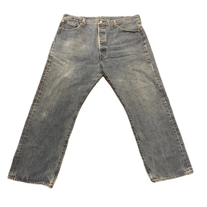 Vintage Levi's 501 Straight Jeans Men's 42W 27L Button Fly Made In Mexico - Picture 1 of 9