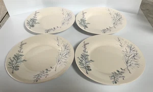 4 Pfaltzgraff WINTER FROST 8” STONEWARE SALAD PLATES USA - Picture 1 of 3