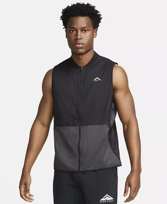 Nike Trail Aireez Black Size Small Men's Running Packable Vest FN4004-010 - Image 1 of 4