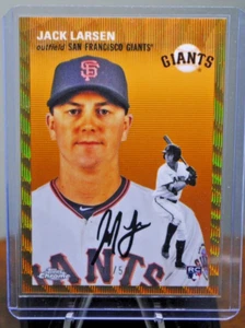 2023 Topps Jack Larsen #89 [Gold Wave Refractor] /50 RC - Picture 1 of 2