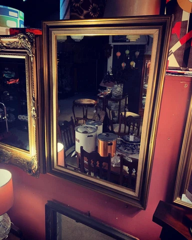 Mid-Century Retro Mantle Mirror Cover
