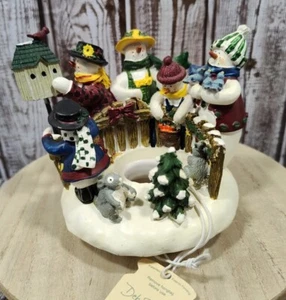 Kerzendeckel Schneemann Familie Deko Zaun Vogelhaus Hase Deb Sorte ohne Karton - Bild 1 von 12