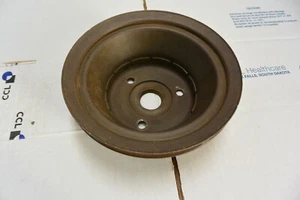 1969 CAMARO 350 THREE GROOVE LOWER CRANK PULLEY PART # 39721800 MAY 1ST 1969 - Picture 1 of 7