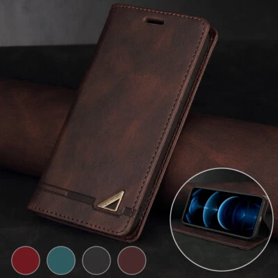 Magnetic Wallet Case Leather Flip Cover for Huawei P40 P30 P20 Lite Pro P Smart - Image 1 of 4