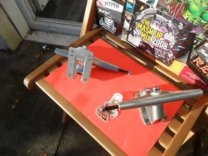 2 SLANT 50 DEGREE LONGBOARD TRUCKS reverse kingpin , SEE MY 400 LONGBOARD DEALS - Picture 1 of 7