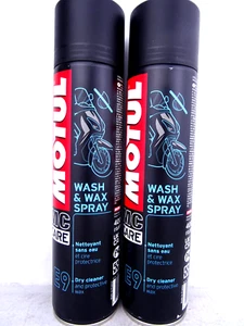 Motul E9 2x400ml Wash & Wax Spray MC Care Motorradreiniger Wasch- & Wachs - Bild 1 von 6