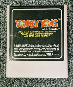 Donkey Kong (Atari 2600, 1982), Official Atari Original Tested! - Picture 1 of 3