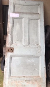 Doors - Georgian - 4 Paneled Door Reclaimed Solid wood - Antique Vintage - Picture 1 of 5