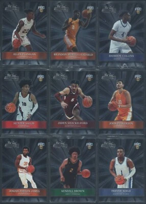 9 Pre Rookie Card PRC 9 Top-Loaders lot 2021-22 Wild Card Alumination Lot4 - Image 1 of 2