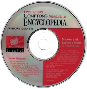 Compton's Interactive Encyclopedia 1998 PC-CD for Windows - NEW CD in SLEEVE - Picture 1 of 1