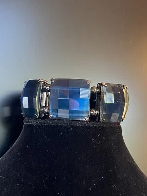 Joan Rivers Blue Checkerboard Stretch Bracelet - Image 1 of 4