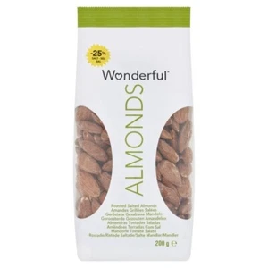 Wonderful Almonds Roasted & Salted 115g - (PACK OF 4) - Picture 1 of 1