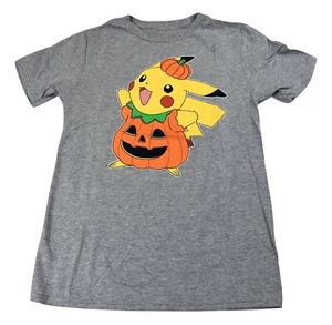 Pokémon Niños Pikachu Calabaza Halloween Disfraz Camisa Nueva M - Imagen 1 de 1