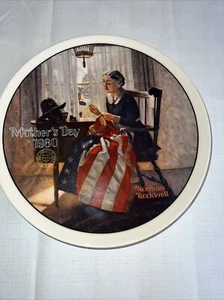 Norman Rockwell LE Mothers Day 1980 "A Mother's Pride" Collectors Plate Knowles - Bild 1 von 2