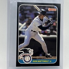 1987 Donruss All-Stars Don Mattingly Baseball Card #33 NM-MT FREE SHIPPING