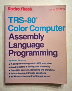 Radio Shack TRS-80 Color Computer Assembly Language Programming 1983 Barden - Picture 1 of 15