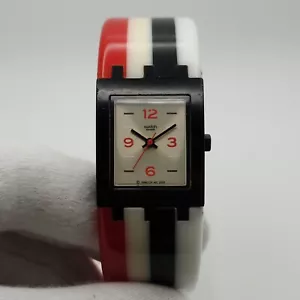 Swatch Ladies Vintage Multicolor Bangle Bracelet Quartz Watch - Picture 1 of 18