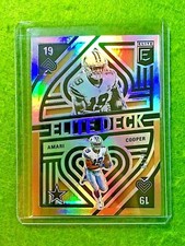 AMARI COOPER GOLD PRIZM CARD JERSEY #19 COWBOYS SP 2021 Elite Deck Gold SSP #/10