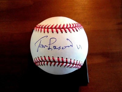 TOMMY TOM LASORDA LOS ANGELES DODGERS HOF MGR SIGNED AUTO OML BASEBALL PSA/DNA - Image 1 of 3