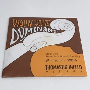 Thomastik Dominant 1/8 Scale Violine E Med 130 Saiten Stahlkern Aluminium umsponnen - Bild 1 von 7