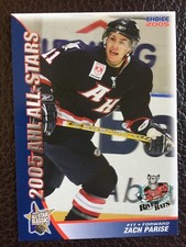 2005 Choice AHL All Stars Zach Parise Rare Rookie RC 