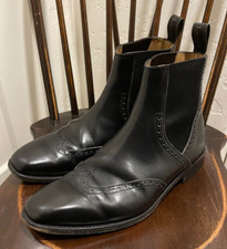 Loake 1880 Orwell Leather Brogue Wing Tip Boots Men's Size US 8.5 UK 7.5