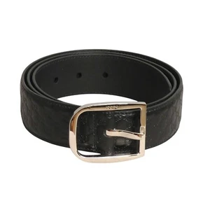 GUCCI- Black Supreme Logo Belt, Size 40 - Picture 1 of 2