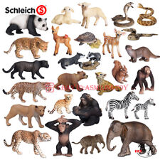 Schleich Children Simulation Plastic Toy Model Farm Animal Sheep Lion Leopard Sn