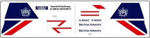 Adesivo Stickers per  Concorde set 10318  British Airways TBS117 - Picture 1 of 1