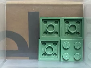 Piezas LEGO - Placa Verde Arena 2 x 2 - Nº 3022 - CANTIDAD 5 - Imagen 1 de 1