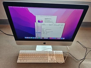 Apple iMac 21.5" Late 2015 Core i5 2.8GHz 8GB RAM 1TB SSD mac Monterey - Picture 1 of 6