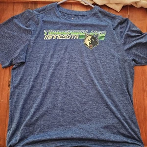 Vintage Minnesota Timberwolves 2021 NBA Basketball Wolves Back T Shirt XL SGA - Picture 1 of 4
