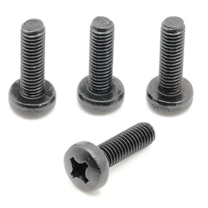 Stainless Screws for Honda Pilot License Plates (Set of 4, Black, Rear) - Picture 1 of 8