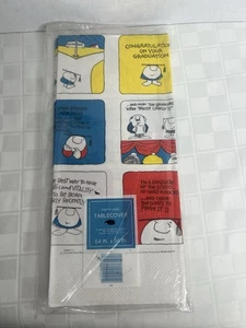 NIP VTG 1977 Party Maid Ziggy Graduation Theme Paper Table Cloth (H) - Picture 1 of 3