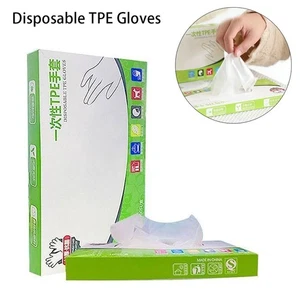 100Pcs Acid Work Safety Cleaning Gloves Transparent Latex Free Gloves - Picture 1 of 15