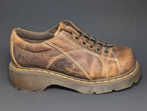 Scarpe Oxford Doc Dr Martens Daisy 12283 donna taglia 8 pelle grossa vintage anni 90 - Foto 1 di 23