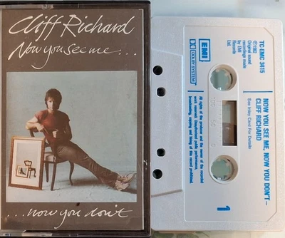 Cliff Richard - Now You See Me...Now You Don't 1982 Reino Unido 11 pistas Cassette EX Foto 1 de 2
