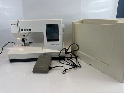 PFAFF Creative 2140 Sewing Machine W/ Power Cord, Pedal & Case - Image 1 of 4