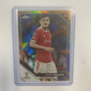 2021-22 Topps Cromo UCL Azul Y Dorado Starball #32 Harry Maguire/75 - Imagen 1 de 3
