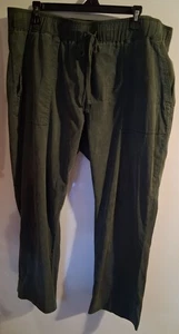 Buffalo By David Bitton Olive Pull-on Straight Leg Pants Sz XL - Picture 1 of 2
