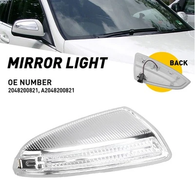 RIGHT LED CAR SIDE MIRROR LIGHTS FOR MERCEDES BENZ C300 C350 2008-2012 2008-2011 - Image 1 of 4